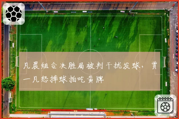 凡晨组合决胜局被判干扰发球，贾一凡怒摔球拍吃黄牌